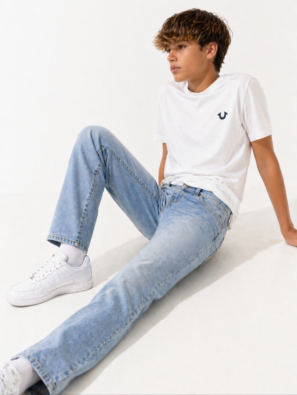 NWT TRUE RELIGION GENO Relaxed Slim Fit JEANS Boys Size 14
